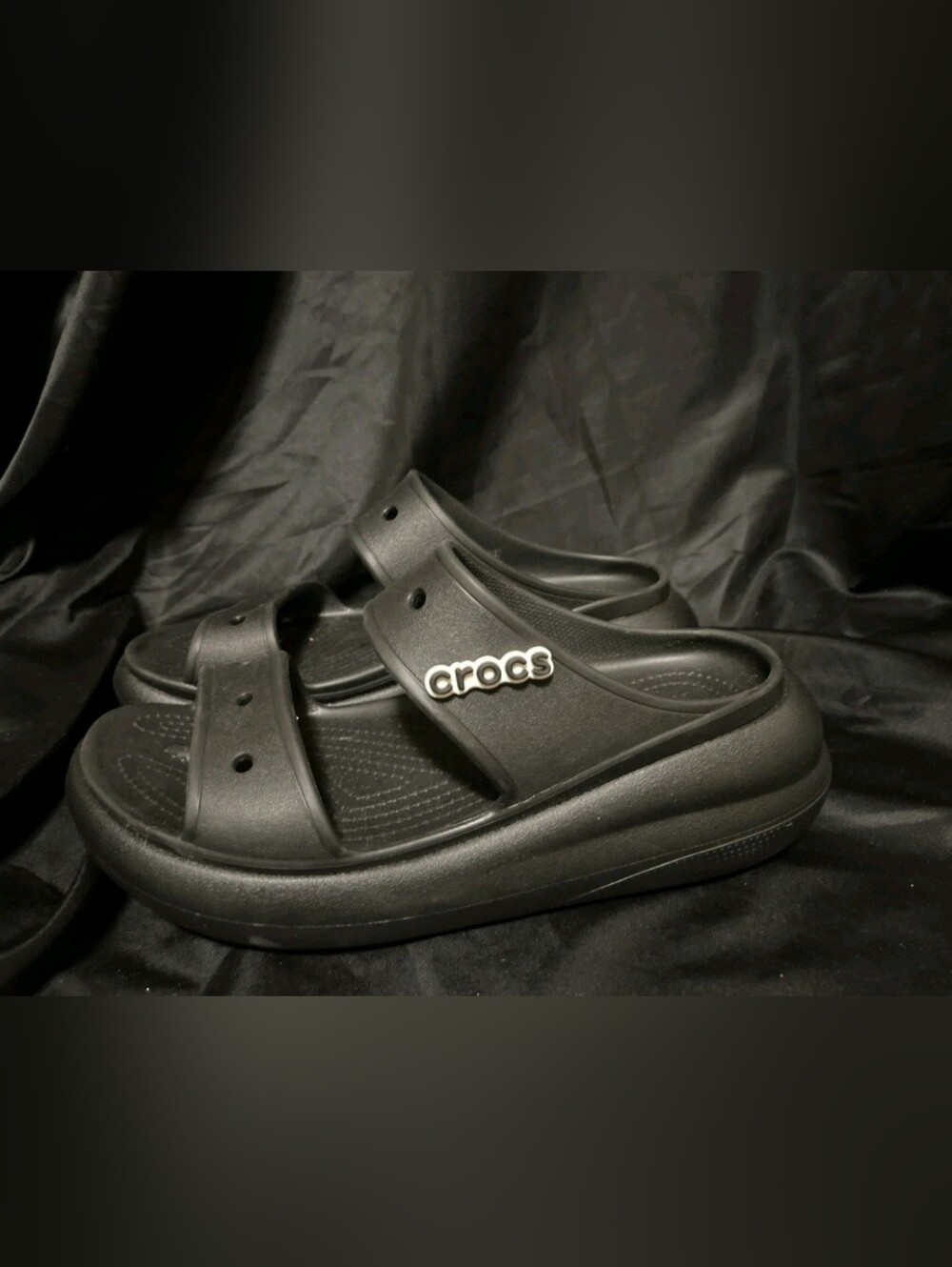 Crocs Classic Black Slide Sandals
